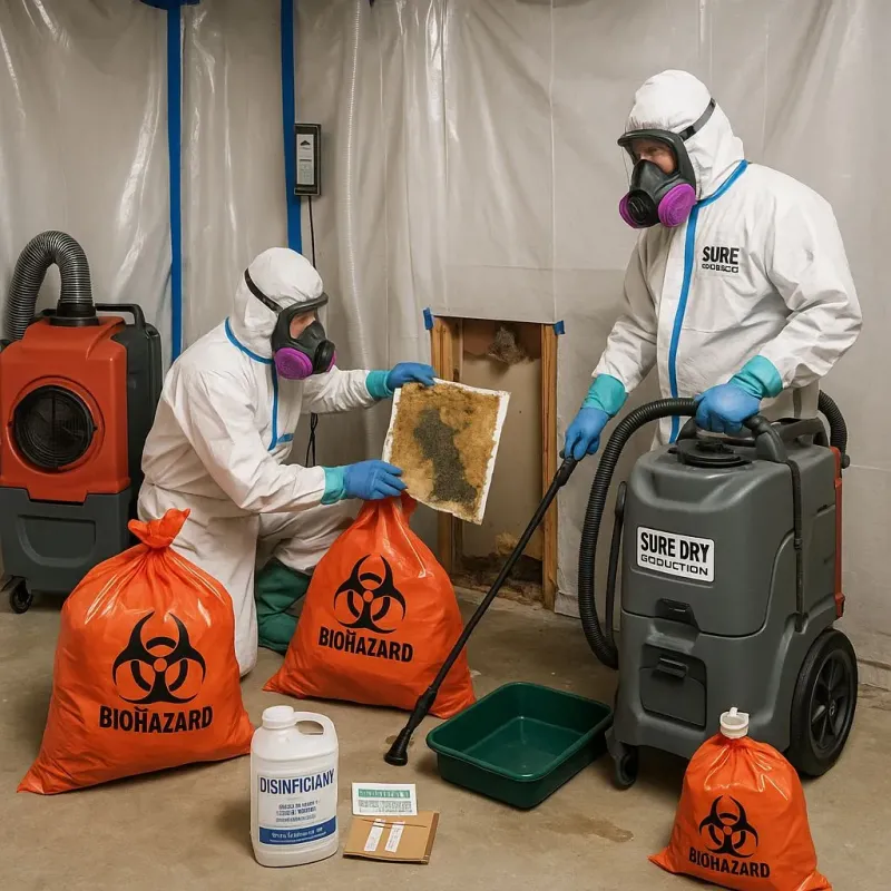 Contaminated Water Handling Protocols process in Elon, NC