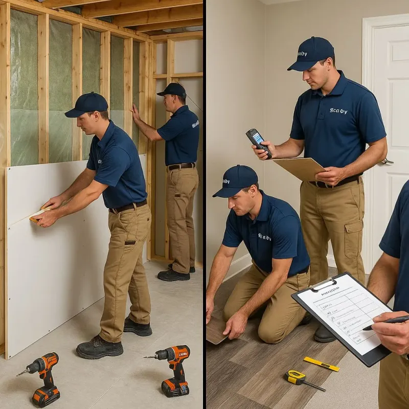 Repairs and Reconstruction process in Elon, NC